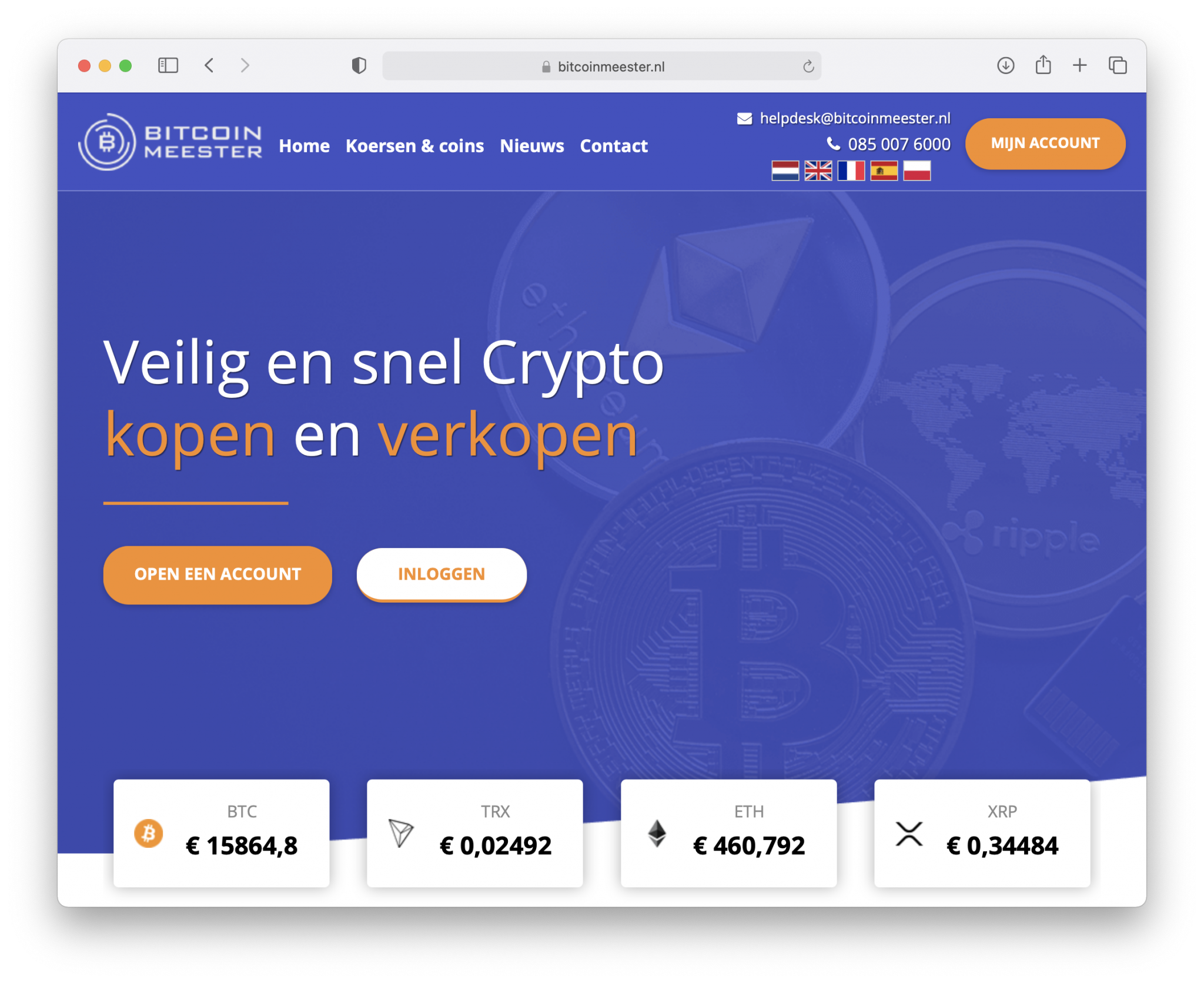 bitcoin meester betrouwbaar